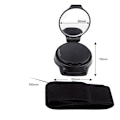 Miniatyrbillede 3 af 5: Arm Rear View Mirror Cykel Bag 360 Graders Roterende Spejl-Sort (En Pakke)