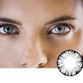Pikkukuva 3 / 4: 14,5 mm Piilolinssit Silmävaruste Vuosittainen Värilinssi 0 Astetta (Musta)