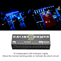 Miniatyrbillede 3 af 9: Guitar Effekt Pedal Strømforsyning 10 Isoleret Output 9V 12V 18V med Kabler Tilbehør