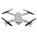 Miniatyrbild 2 av 11: RC Drone 4k Dubbelkamera Quadcopter Wifi Fällbar Fjärrkontroll Quadcopter 3 Vägs Hindrande Undvikande Höjdhåll Leksaker Gåvor för Pojkar Flickor Grå