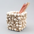 Pikkukuva 4 / 6: Kallopenkki-kynä- ja lyijykynäteline Resin Skeleton meikkisiveltimen pidike pukeutumispöydälle toimistopöydän säilytyslaatikko