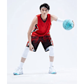Miniatyrbillede 3 af 5: Herre Basketball Trøjer og Shorts Team Uniformer med Lommer Træningsdragt Uniformer  rød—6XL