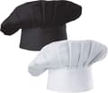 Kockmössa Set med 2 Pack Vuxen Justerbar Elastisk Bagare Kök Matlagning Kockmössa