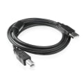 Miniatyrbilde 1 av 5: 3 meter svart USB standard 2.0 firkantet port utskrift kabel kabel skriver datakabel alle kobberbånd magnetisk ring skjold