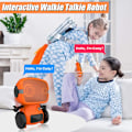 Miniatyrbild 2 av 6: Smart robotleksak för barn, interaktiv fjärrkontroll husdjur med walkie-talkie och trådlöst RC-programmeringsläge för pojkar och flickor  Pedagogisk present