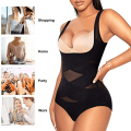Miniatyrbild 3 av 4: Shapewear Body för Kvinnor Mage Kontroll Butt Lifter Panty Hög Midja Shaper Slankning Girdles --- Svart （Storlek XL）