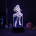Miniatyrbillede 1 af 8: Genshin Impact Figur 3D Illusion Lampe til Soveværelse Dekoration LED Lys Atmosfære Sengebord Natlamper Børnegave DeLuco