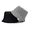 Miniatyrbillede 4 af 5: Wekity Sød Spand Hat Strand Fisker Hatte til Kvinder, Reversible Dobbelt-Side-Wear Unisex (Gitter, Sort og Rød)