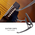 Miniatyrbillede 4 af 9: Holdbar bærbar guitar bas capo klemme bro pin trækker fjernelse tilbehør (glat sort)