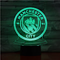 Miniatyrbild 1 av 7: Manchester City F.C USB 3D Anime Nattlampa Atmosfärisk LED Bordlampa Julgåvor för fotbollsälskare Dekorativ lampa för barn