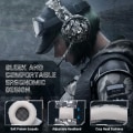 Miniatyrbilde 2 av 3: Gaming Headset med 360° justerbar støydempende mikrofon, LED-lys og over-ear minneskum ørekopper for PC, bærbar PC, nettbrett, iPad, datamaskin