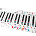 Pikkukuva 11 / 11: 88-näppäiminen Simuloitu Paperinen Elektroninen Keyboard-Tarra Lapsille Pianon Harjoitteluun (T-2)