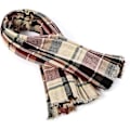 Miniatyrbillede 4 af 6: Dames Efterårs- og Vintertørklæde Tartan Tassel Blød Varmt Tæppe Tørklæder Damesjal Wraps