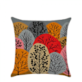 Miniatyrbilde 1 av 5: Dekorative bondegårds putetrekk 18 x 18 tommer 2 stk lin utendørs putetrekk for stue sofa bil seng (abstrakte blomster J)