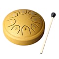 Miniatyrbillede 6 af 11: Tungetromme 4,5 tommer 8 tone C-nøgle kulstofstål mini tungetromme til voksne børn begynder guld