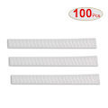 Miniatyrbillede 1 af 3: 100 stk. Mode Makeup Pensel Net Kosmetisk Mesh Beskytter Rose Beskyttende Guard Cover Hvid