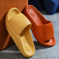 Miniatyrbillede 4 af 7: AVEKI Dame Tøfler med Non-Slip Pude Slide Sandaler Tykkede Sål Hurtigtørrende Badeværelse Brusebad Sandaler, Orange, Størrelse: 36/37