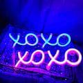Miniatyrbild 2 av 3: Neonskylt, Neonljus för estetiskt spel i sovrummet Väggdekor LED-skyltar för födelsedagspresent Pojkvän Flickvän Älskar XOXO (blå)