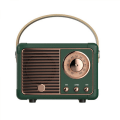 Pikkukuva 1 / 6: Kannettava langaton vintage-radiokaiutin stereofonisen äänen ja rikkaan basson kera, söpö vanhanaikainen tyyli, tukee Bluetoothia/U-levyä/TF-korttia/AUX-liitäntää