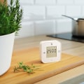 Miniatyrbillede 5 af 5: Ur/Termometer/Alarm/Timer, 4 funktioner Skrivebordsuhr (hvid)