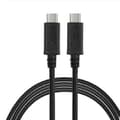 Miniatyrbillede 1 af 4: USB-C dobbelt-hoved USB 3.1 Type C mobiltelefon tablet datakabel han til han Macbook harddisk kabel