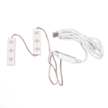 Pikkukuva 5 / 11: LED-meikkipelin peilivalo, säädettävä kirkkaus, USB-liitäntä, DIY-peilivalonauha, 2 nauhaa (6 valokiekkoa)