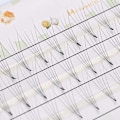 Miniatyrbilde 11 av 11: Blå falske øyevipper Makeup Cluster 0.05C Extension Podde falske øyevipper (13mm)