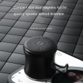 Miniatyrbillede 3 af 4: Bærbar trådløs Bluetooth-højttaler TWS IPX7 Vandtæt Ultra Mini Bluetooth-højttaler Sort Lille Højttalerboks Metalhus