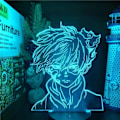 Miniatyrbillede 3 af 5: My Hero Academia Todoroki Shoto Ild & Is Anime LAMPE Boku no Hero Academia Lampara Natlys til Julepynt, 16 Farver, med