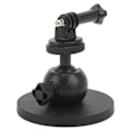 Miniatyrbild 4 av 11: Magnetisk actionkameramontering för Hero för Insta360 Stark sugkopp bilkameramonteringshållare med minikulhuvud och adapter