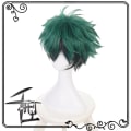 Miniatyrbillede 3 af 4: Wigs My Hero Academia Midoriya Idku grøn sort gradient cosplay paryk