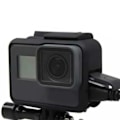 Miniatyrbild 8 av 11: Ramfäste för Hero 5 Hero 6 Actionkamera Skyddande Ramfodral med Reserverad Mikrofonöppning Svart