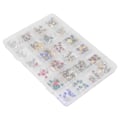 Miniatyrbilde 2 av 11: Negle Rhinestones Kit Enkelt Applikasjon DIY Bærbar Lett Praktisk Sjarmerende Robust Holdbar Negleperler for Kvinner