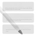 Miniatyrbillede 2 af 4: 8 stk. Silikone Blyantspids/Tip Beskyttelseshætte Til Tegning Støjfri Til Apple Pencil 1./2. Generations Udskiftning Skridsikker Skrivning