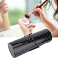Miniatyrbillede 5 af 11: Bærbar makeup børste kop PU læder rørholder rejse kosmetisk beholder værktøjL