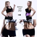 Miniatyrbillede 4 af 5: Taljetræner Korset Trimmer Bælte til Kvinder Talje Wrap Træningstoppe Slankende Body Shaper Bælte (Lilla)