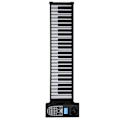 Miniatyrbild 8 av 11: Mjukt tangentbord piano 49-tangenters hoprullbar elektronisk multifunktionell förtjockad polyfon silikon
