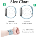 Pikkukuva 6 / 6: Älykellon ranneke sopii Fitbit versa älykellolle, versa 2 ja versa Lite se -kelloille naisille ja miehille (Vaaleansininen-S)