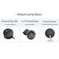 Miniatyrbilde 5 av 5: 3D nattlys LED akryl LED nattlys Prins symbol logo nattlys for kontor rom dekorasjon sensor fargeendring bord USB