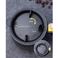 Miniatyrbillede 3 af 5: Selv-omrørende krus - Automatisk selvblandende krus i rustfrit stål til kaffe/te/varm chokolade/mælkekrus - 450 ml/15 oz - Den bedste gave (grøn)