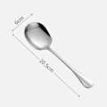 Miniatyrbillede 4 af 4: Premium serveringsske, rustfrit serveringsske i rustfrit stål, serveringsbestik til bordplade, serveringsredskab til buffet, serveringsbestik til banketter