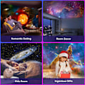 Miniatyrbillede 7 af 7: Galaxy Projektor, 13 i 1 HD Planetarium Galaxy Stjerneprojektor til Soveværelse, 360° Roterende Stjerneprojektor Galaxy Lys med Justerbar Rose Gold