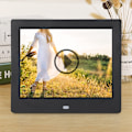 Miniatyrbild 6 av 11: 8 tums multifunktionell smart WiFi digital fotoram klocka väderprognos TFT 4:3 skärm