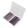 Miniatyrbild 8 av 11: 126 Clusters DIY Lash Extensions Kit D Curl Fluffy Individual Lash Extensions Kit med 3ml Lash Bond Dual End Tweezers Med Svart Do