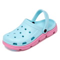 Miniatyrbillede 1 af 5: Unisex Have Clogs Sko Kvinder Mænd Sommer Slide On Sandaler-Lyseblå(36/37 EU)
