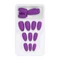 Miniatyrbillede 1 af 11: 24 stk. Matte Falske Negle Fuld Dækning Falske Negle Tip Manicure Værktøj til Kvinder og PigerF144