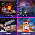 Miniatyrbillede 7 af 7: Galaxy Projektor, 13 i 1 HD Planetarium Galaxy Stjerneprojektor til Soveværelse, 360° Roterende Stjerneprojektor Galaxy Lys med Justerbar Black White