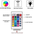 Miniatyrbillede 7 af 7: WJ 3D fiskeri fjernbetjening 16 farver natlys illusion akryl LED bordlampe sengebordslampe børn soveværelse skrivebord indretning fødselsdag gaver legetøj til børn