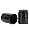 Miniatyrbillede 10 af 11: PU Læder Bærbar Makeup Børster Cylinder Holder Kosmetisk Organizer Etui Opbevaringsbeholder (Uden Spænde) Sort