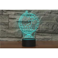 Miniatyrbilde 5 av 8: WJ 3D Globe Fjernkontroll 16 Farger Nattlys Illusjon Akryl LED Bordlampe Sengelampe Barn Soverom Skrivebord Dekor Bursdagsgaver Leker for Barn